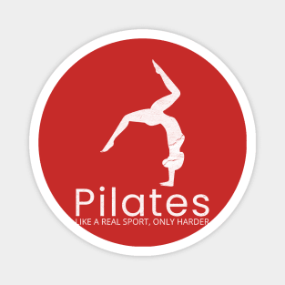 Pilates and Yoga Pink Magnet